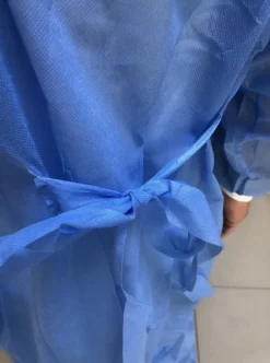 50 Pièces|TABLIER ISOLANT BLEU INOX 40 Gr | Manches Longues Jetables Avec élastique | Imperméable à L'eau | Non Tissé - Emballé Par 50 Pièces| Tablier Medisch -Fournitures De Cuisine Boutique 894x1200 2