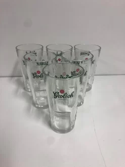 Ensemble De Vases En Verre à Bière Artisanale Grolsch 6 Pièces X 25cl Verres à Bière Amsterdammertje