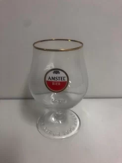 Amstel Bock Bière Verre à Bière Pied Verre 6x25cl Verres à Bière Bok Verre à Bière Verres Bok Bière