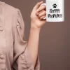 Tasse En Céramique Doggy Mommy, Design Uniek Pour Les Mamans Chien, Mug Cadeau Mignon Pour Les Mamans Chien, Idées Cadeaux Pour Les Amateurs De Café, D015-148W, 11 Oz,