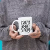 Tasse En Céramique De Crazy Dog Lady, Tasses De Cadeau Drôle Pour Les Femmes, Cadeau Uniek Pour Les Amoureux Des Chiens, Cadeaux De Propriétaires De Chiens, D015-064W, 11 Oz,