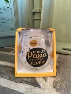 Vin - Verre à Eau / Bonus Papa Vous êtes Vraiment Super / Verre à Vin / Verre à Eau / Texte Amusant / Fête Des Mères / Fête Des Pères / Anniversaire / Cadeau