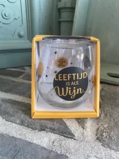 Vin - Verre à Eau / L'âge Est Comme Le Vin ... / Verre à Vin / Verre à Eau / Beau Texte / Fête Des Mères / Fête Des Pères / Anniversaire / Cadeau