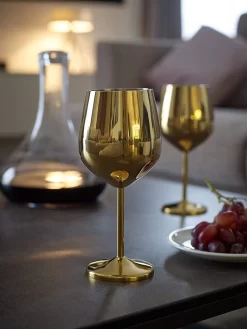 Verres à Vin En Acier Inoxydable - Coupes à Vin De Style Royal / Haute Qualité - - Perfect Pour La Home, Les Restaurants Et Les Fêtes - Verres à Champagne Produit Premium / Verres à Cocktail Toniques -Fournitures De Cuisine Boutique 900x1200 51