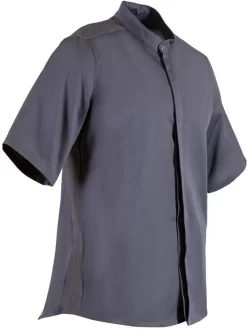 Southside Band Collar Veste De Chef Anthracite - Southside BB712-M - Restauration & Professionnels -Fournitures De Cuisine Boutique 900x1200 55