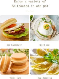 Poêle à Crêpes 4 Trous, Revêtement Antiadhésif, Crêpes En Aluminium, Omelette, Poêle à œufs, Cocotte, Cuisinière à Petit-déjeuner, Ustensiles De Cuisine Pour Cuisinière à Induction, Cuisinière à Gaz -Fournitures De Cuisine Boutique 909x1200 1