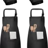 Set De Tabliers De Cuisine – Accessoires Textiles De Kitchen – Tabliers De Cuisine – Vêtements De Chefs