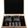 Coffret Whisky De Luxe - Avec 2 Verres Et 8 Pierres - Coffret Whisky - Pince à Glace - Glaçons Réutilisables - Verres à Whisky - Coffret Cadeau Whisky Luxe - Cadeau Homme & Femme