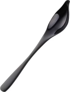 Cuillère De Décoration - Cuillère De Mise En Page - Taille Moyenne Zwart - Cuillère à Sauce Du Désert - Plats Culinaires - Cuillère Doseuse - Dîner De Noël - Cuillère à Miel - Cuillère à Sauce
