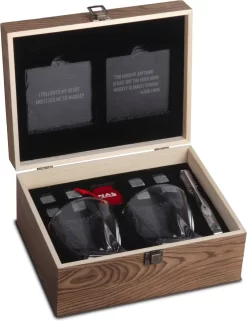 Set De Whisky Rednas - Verres à Whisky - Pierres à Whisky - Coffret Cadeau - Set En Bois - Pierre Naturelle - Coffret Cadeau -Fournitures De Cuisine Boutique 923x1200 2