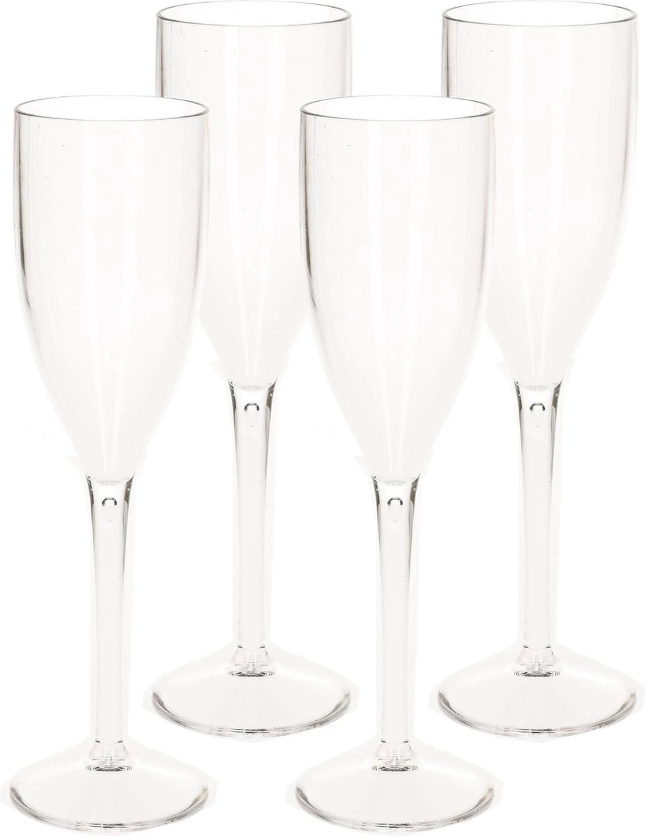 6x Verre à Champagne/prosecco Incassable Plastique Transparent 15 Cl/150 Ml - Verres/flûtes à Champagne Incassables 1 6x Verre à Champagne/prosecco Incassable Plastique Transparent 15 Cl/150 Ml - Verres/flûtes à Champagne Incassables