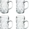 4x Pour Verres à Chopes à Bière/ Bière Demi-litre / 50 Cl / 500 Ml De Plastique Incassable - Pichets De 0, 5 Litres - Mug Beer Party / Oktoberfest - Verre Bierpul - Verre Consigné