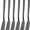 House Of Husk - Set De Couteaux à Beurre - Zwart - Acier Inoxydable - Couteau à Beurre - Couteaux à Tartiner - 6 Pièces