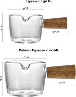 Ensemble De Verres à Mesurer à Expresso House Of Set - Verres à Liqueur Barista - Mini Tasse à Mesurer 50 Ml Et 100 Ml - Bols De Service Multifonctionnels - Bol à Sauce - Bol à Sauce - 2 Pièces -Fournitures De Cuisine Boutique 942x1200 2