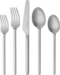 Sola Ménagère New Dutch - Signature - 8 Personnes - 70 Pièces - Blanc Argenté Acier Inoxydable 18/10 - Acier Inoxydable