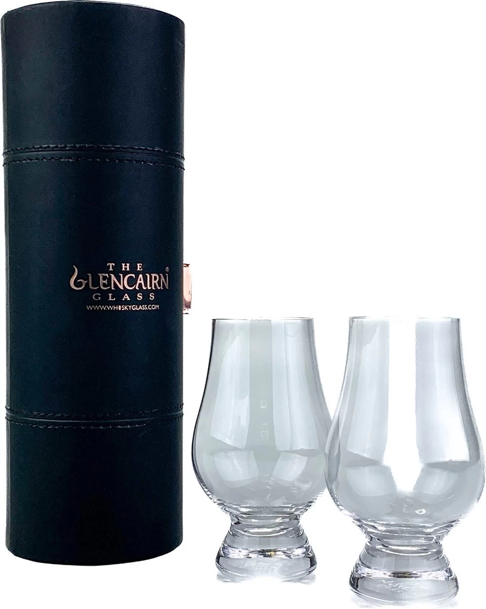 Set De Voyage Glencairn Avec 2x Verres à Whisky | Cristal | Handgemaakt En Ecosse | Dans Un Coffret De Voyage / Cadeau En Cuir Exclusif 4 Set De Voyage Glencairn Avec 2x Verres à Whisky | Cristal | Handgemaakt En Ecosse | Dans Un Coffret De Voyage / Cadeau En Cuir Exclusif – Image 4