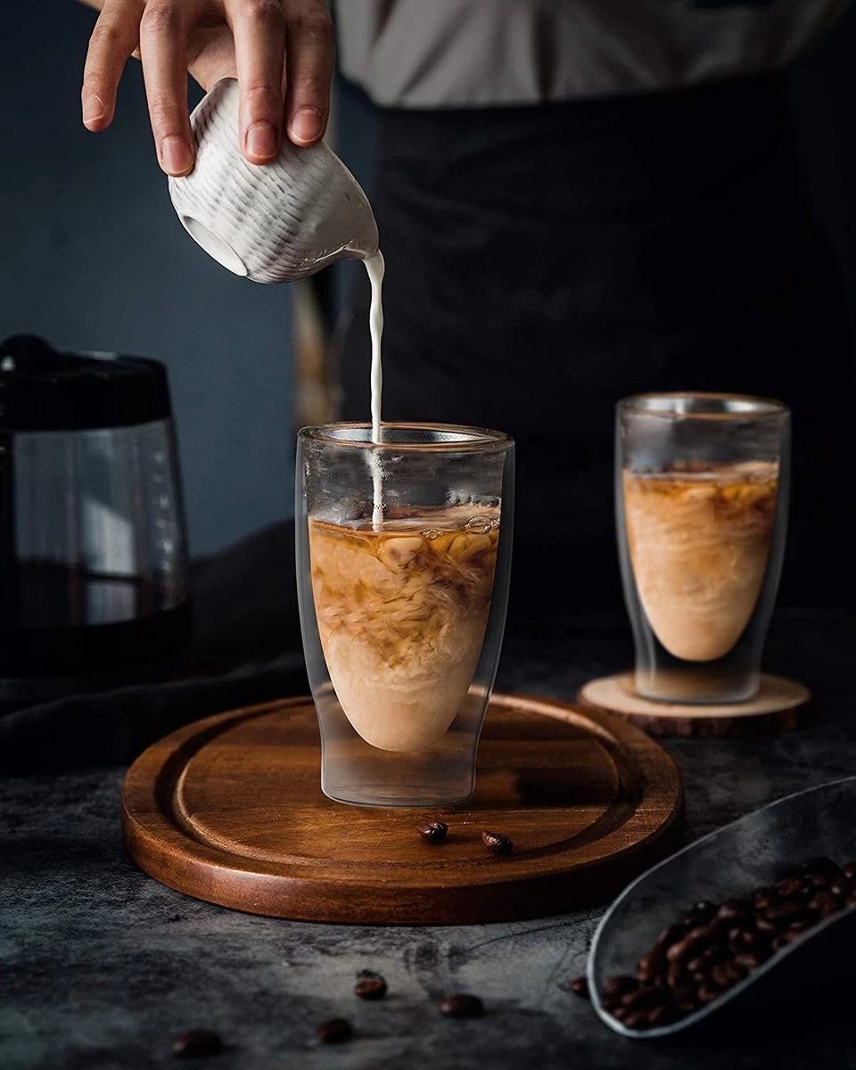 DUOS Gläser 2x (80, 200, 310, 400ml) - Feelino Verres à Double Paroi/verres Thermo/verres à Thé/verres à Café Avec Effet Flottant Garder Les Boissons Chaudes Plus Longtemps Et Froides Plus Longtemps 2 DUOS Gläser 2x (80, 200, 310, 400ml) - Feelino Verres à Double Paroi/verres Thermo/verres à Thé/verres à Café Avec Effet Flottant Garder Les Boissons Chaudes Plus Longtemps Et Froides Plus Longtemps – Image 2