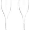 Set De 2 Verres à Champagne / Flûtes Prosecco Blanc 150 Ml Plastique Réutilisable Incassable - Champagne - Flûtes à Champagne - Flûtes à Champagne à Champagne